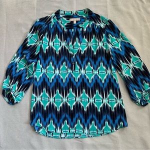 Banana Republic Printed Shirt Small